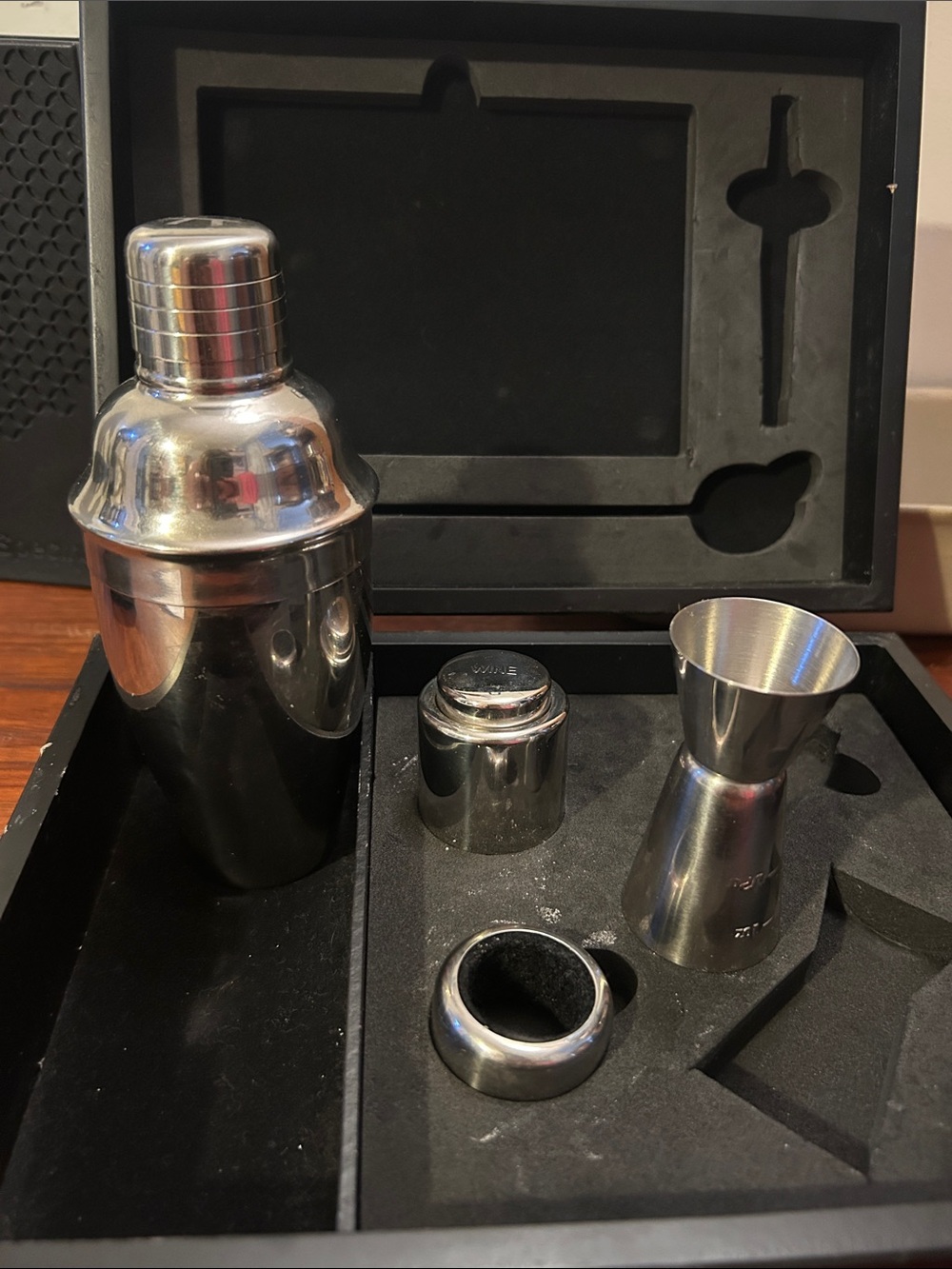 Stainless Steel Cocktail Shaker Set with Jigger